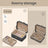 Portable Jewelry Box - 4.3D x 6.3W x 3.1H - Plastic - 2-Layer Storage