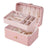 Portable Jewelry Box - 4.3L - Velvet - 2-Layer Storage