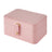 Portable Jewelry Box - 4.3L - Velvet - 2-Layer Storage