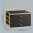 3-Layer Jewelry Organizer - 20L - Metal Frame - Open Storage