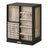 Jewellery Box 360° Rotating - MDF and PU-Coated Paper - Black