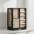 Jewellery Box 360° Rotating - MDF and PU-Coated Paper - Black