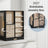 Jewellery Box 360° Rotating - MDF and PU-Coated Paper - Black