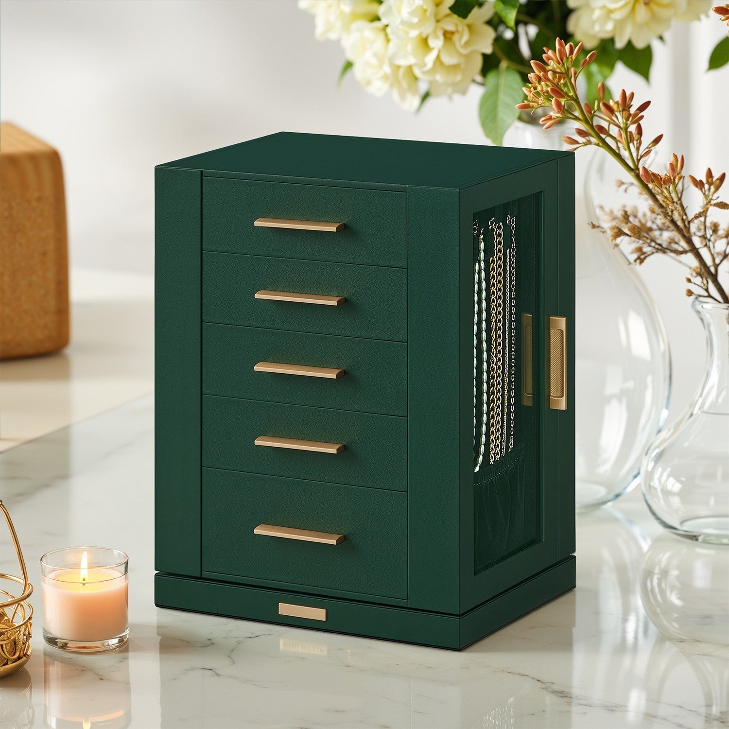 Jewellery Organizer - Glass - Vertical