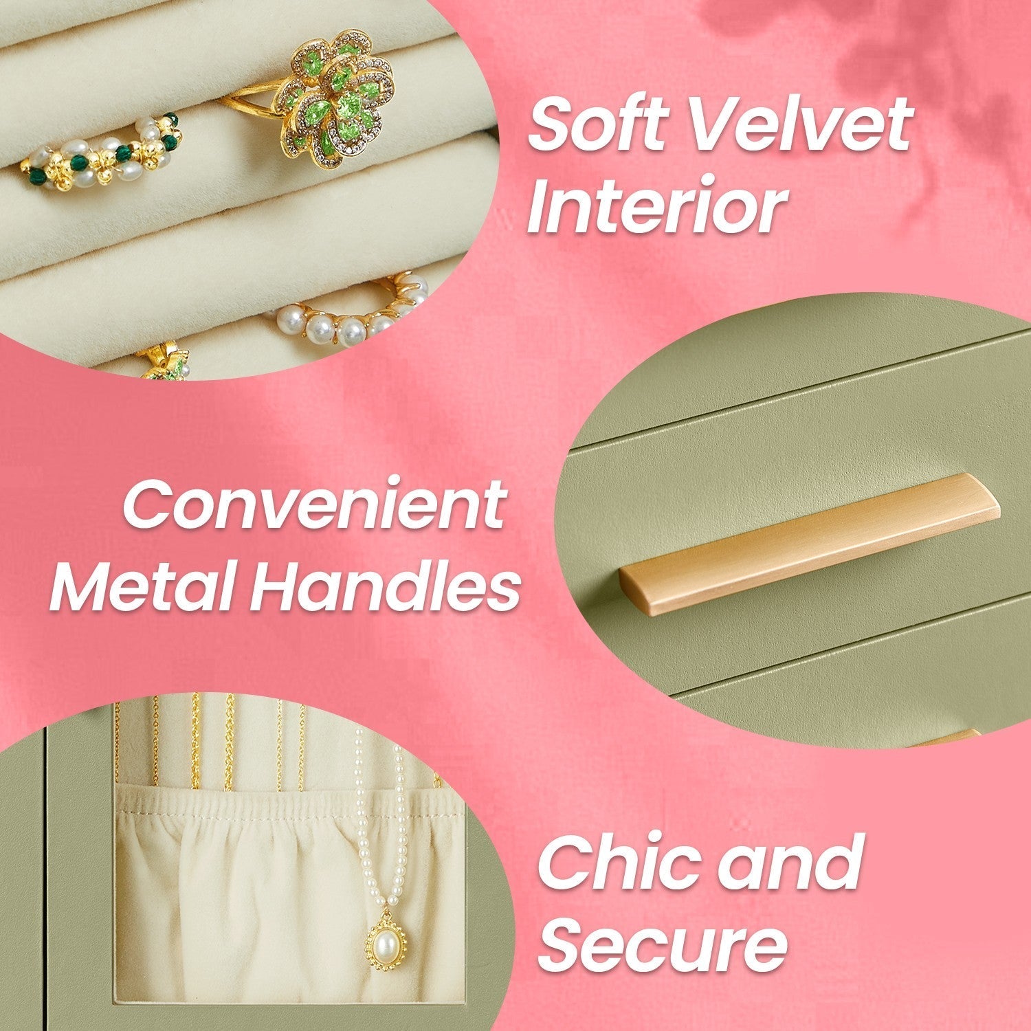Jewellery Organizer - Glass - Vertical