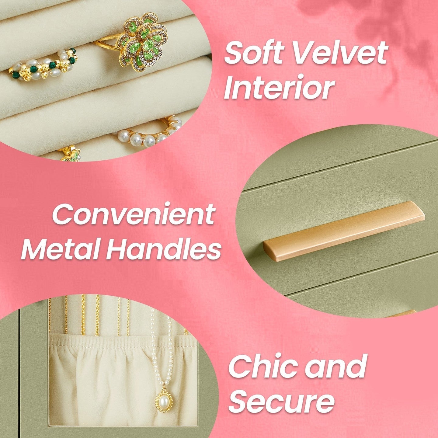 Jewellery Organizer - Glass - Vertical