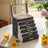 Jewellery Box - Glass - Cloud White and Gold - 6-Layer Organizer with 5 Drawers