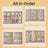 Jewellery Box - Glass - Cloud White and Gold - 6-Layer Organizer with 5 Drawers