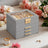 Jewellery Box - Glass - Cloud White and Gold - 3-Layer Organizer with 2 Drawers