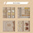 Jewellery Box - Glass - Cloud White and Gold - 4-Layer Organiser with 3 Drawers