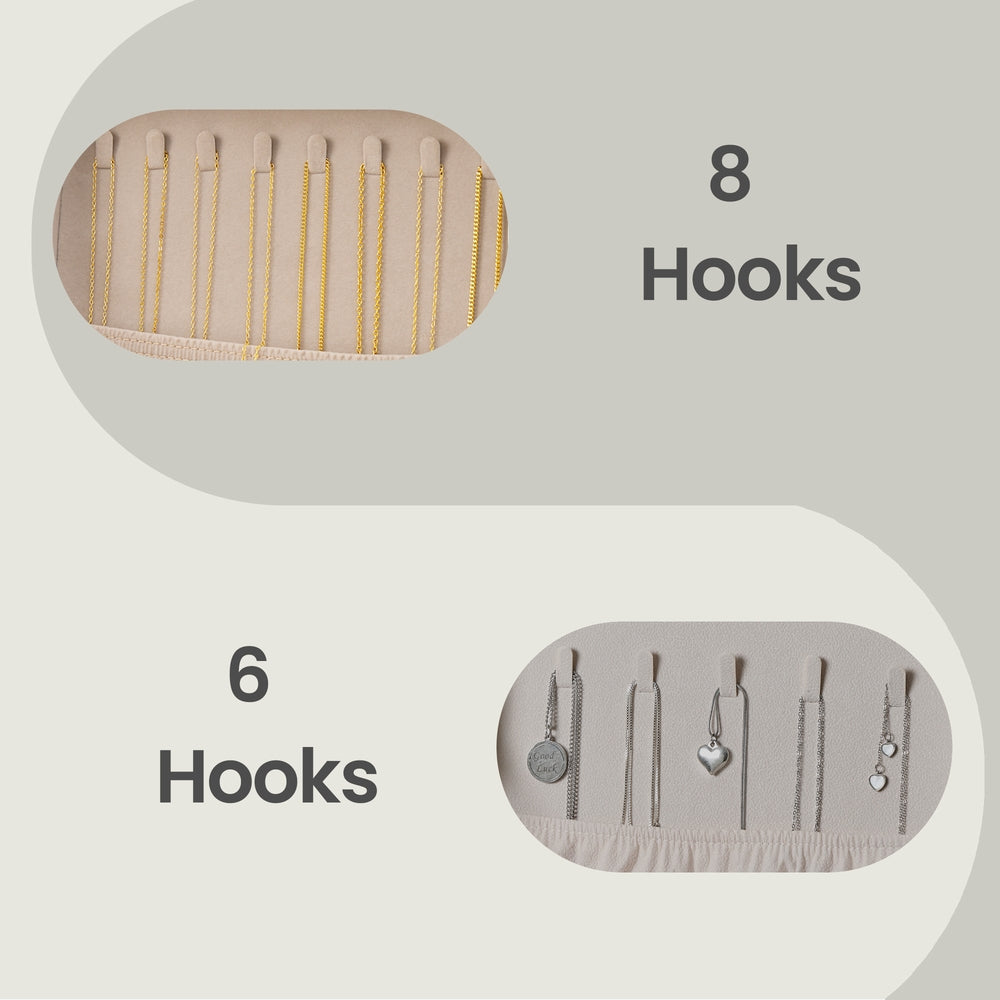 Jewellery Storage Case - 2L - MDF - Built-In Mirror
