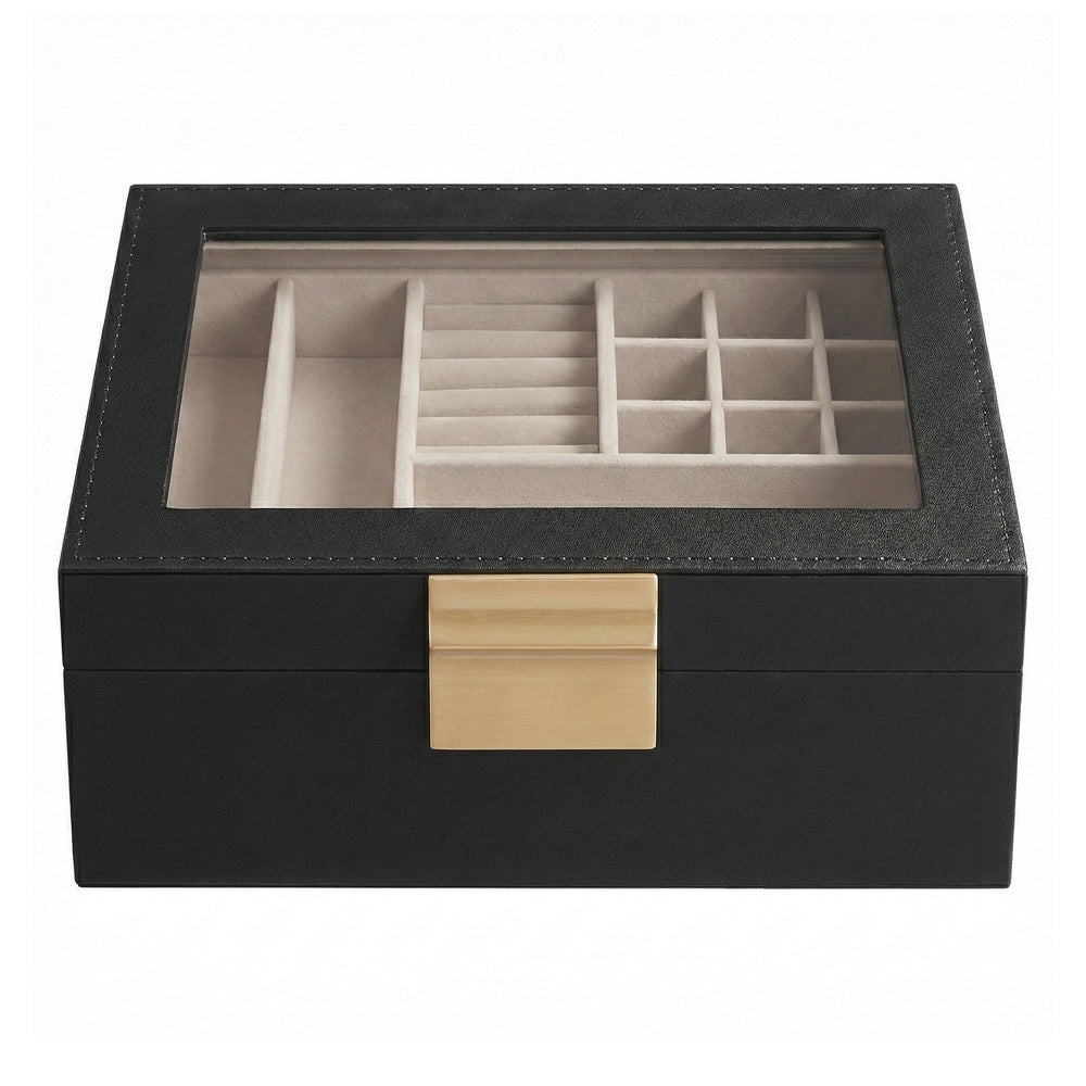 Jewellery Box - 2-Layer - MDF - Removable Tray