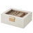 Jewellery Organiser - 2-Layer - MDF - Glass Lid