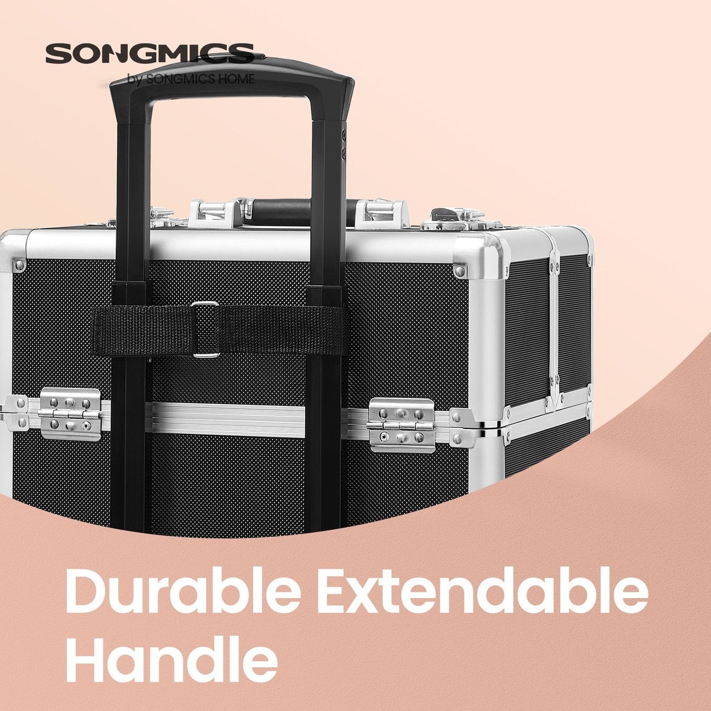 Makeup Case on Wheels - 35L - Aluminium - Lockable