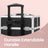 Makeup Trolley - Plastic - Black - Lockable
