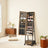 Floor Standing Jewellery Cabinet - 30L - MDF - Lockable Organizer