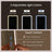 Jewellery Cabinet - Wood - Cloud White - Lockable with LED Lights and Full-Length Mirror
