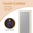 Jewellery Cabinet - MDF - Brown - Lockable with Full-Length Mirror and LED Lights