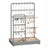 Jewellery Organizer - Metal and MDF - Light Grey - with Metal Frame