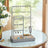 Jewellery Organizer - Metal and MDF - Light Grey - with Metal Frame