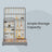 Jewellery Organizer - Metal and MDF - Light Grey - with Metal Frame