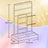 Jewellery Organizer - Metal Frame - Velvet-Lined