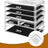 Large Acrylic Makeup Organizer - Clear - Stackable with 6 Drawers for Cosmetics and Makeup Tools