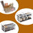 Large Acrylic Makeup Organizer - Clear - Stackable with 6 Drawers for Cosmetics and Makeup Tools