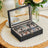 Watch Box - Solid Wood - Rustic Walnut - 10-Slot Organiser with Glass Lid