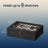 Watch Box - Solid Wood - Rustic Walnut - 10-Slot Organiser with Glass Lid