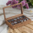 Watch Box - Solid Wood - Rustic Walnut - 10-Slot Organiser with Glass Lid