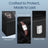 Watch Box Organizer - MDF - Black - 10-Slot with Removable Pillows and Lockable Design