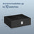 Watch Box Organizer - MDF - Black - 10-Slot with Removable Pillows and Lockable Design