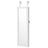 Jewellery Cabinet - Wood - White - Lockable with Mirror and Multiple Compartments