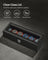 Watch Box - Glass - Black - 6 Slots with Lock and Cushions