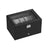 Watch Box - PU - Black - 24 Slot Large Storage Display Case with Glass Lid and Velvet Lining