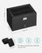 2-Tier Watch Box - MDF and Paper - Black Synthetic Leather