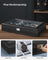 Watch Box - Faux Leather - Black - 24 Slots for Storage and Display