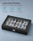 Watch Box - Faux Leather - Black - 24 Slots for Storage and Display