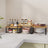 Set of 3 Pantry Storage Shelves - Metal - Ink Black - Expandable and Stackable Counter Organisers
