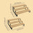 Spice Rack Set - 3-Tier - Bamboo - Extendable Design