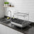 Expandable Dish Drying Rack - 30L - Stainless Steel - Rotatable Drainage Spout