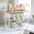 Cabinet Organizer Shelf - Stackable Set of 2 - Wood - Natural Beige
