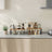 Set of 2 Expandable Cupboard Shelf Organisers - Metal and Engineered Wood - Black