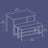 Dining Table Set - Includes 2 Benches - Steel - Rustic Brown and Black