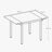 Extendable Drop Leaf Dining Table - Seats 2-4 People - Natural Oak