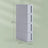 Narrow Trolley - PP plastic - White - with 4 Drawers