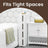 Narrow Rolling Trolley - PP - White - 4 Drawer Storage Unit with Removable Wheels