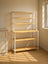 Baker’s Rack - Metal - Rustic Brown and Black - 6-Tier Kitchen Storage with Hooks