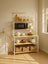 Baker’s Rack - Metal - Rustic Brown and Black - 6-Tier Kitchen Storage with Hooks